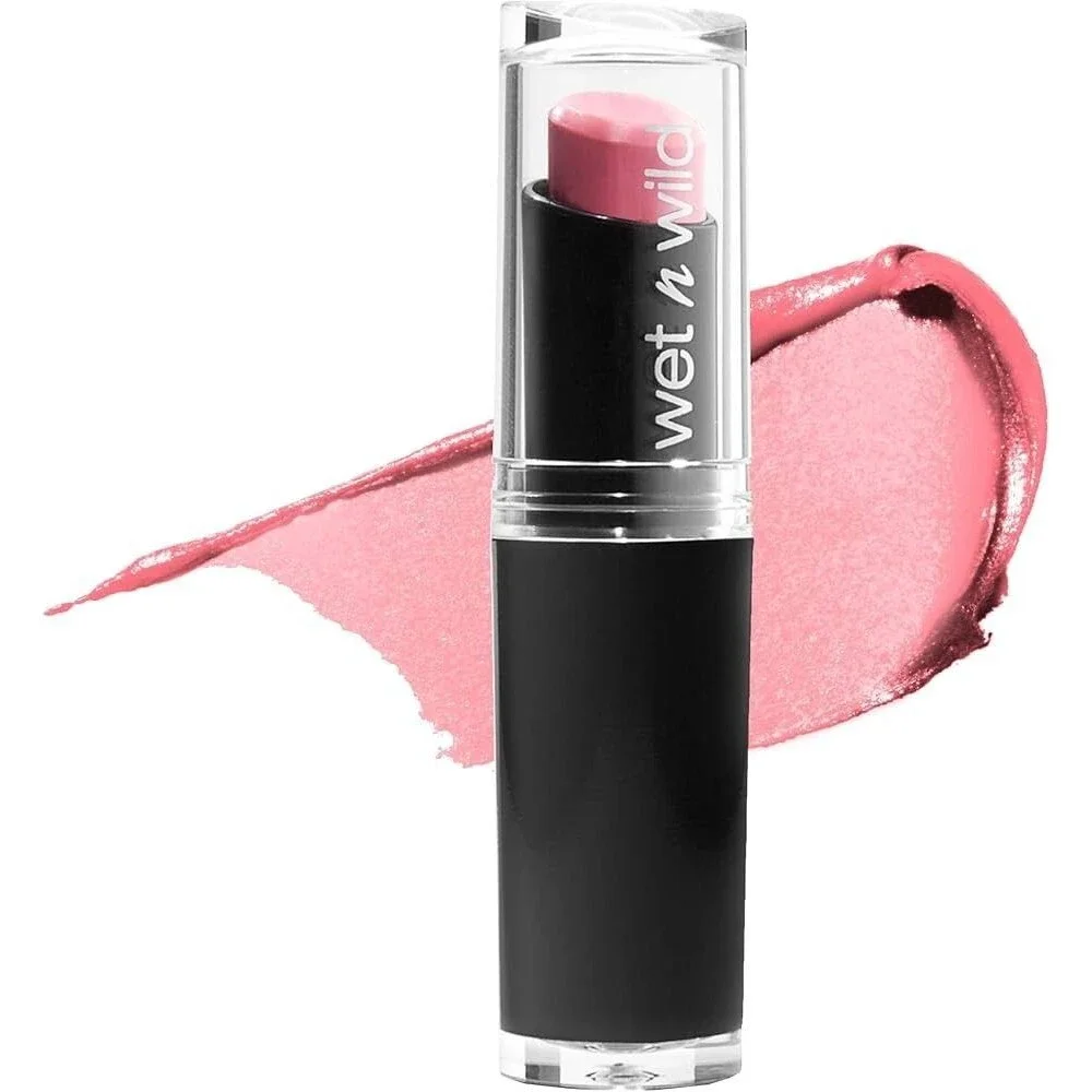 wet n wild Mega Last Matte Lip Color Think Pink 901B, cool tone nude undertone